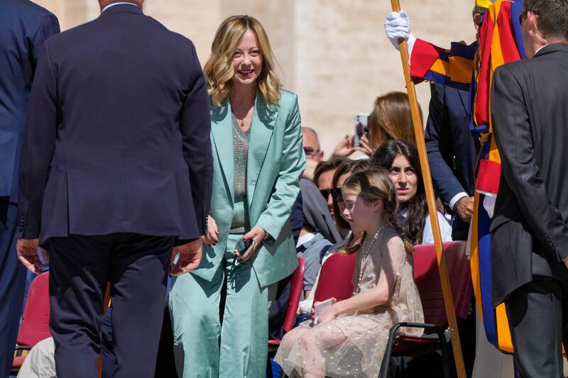 Giorgia Meloni e la figlia