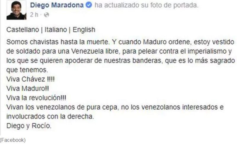 maradona facebook