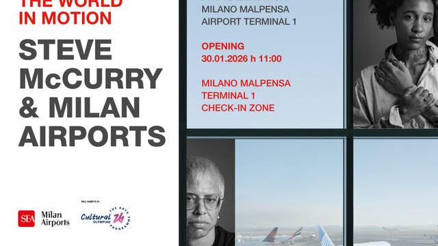 Olimpiadi, l'arte di Steve McCurry a Malpensa
