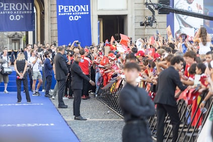 Milano - Evento Ferrari prima del Gran premio di Monza