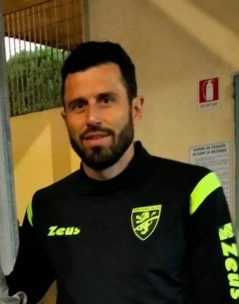 L'allenatore Fabio Grosso (foto di Maurizio Ficeli)