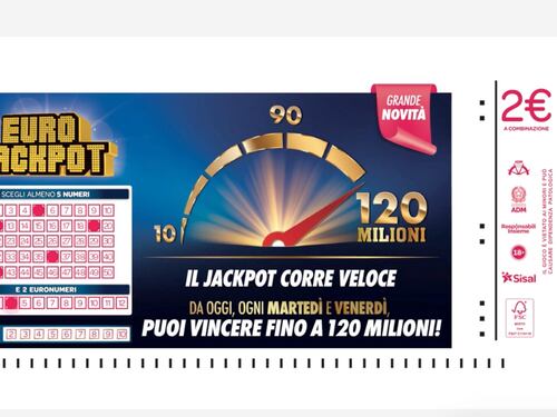 L'Eurojackpot premia l'Italia, vinti oltre 678mila euro