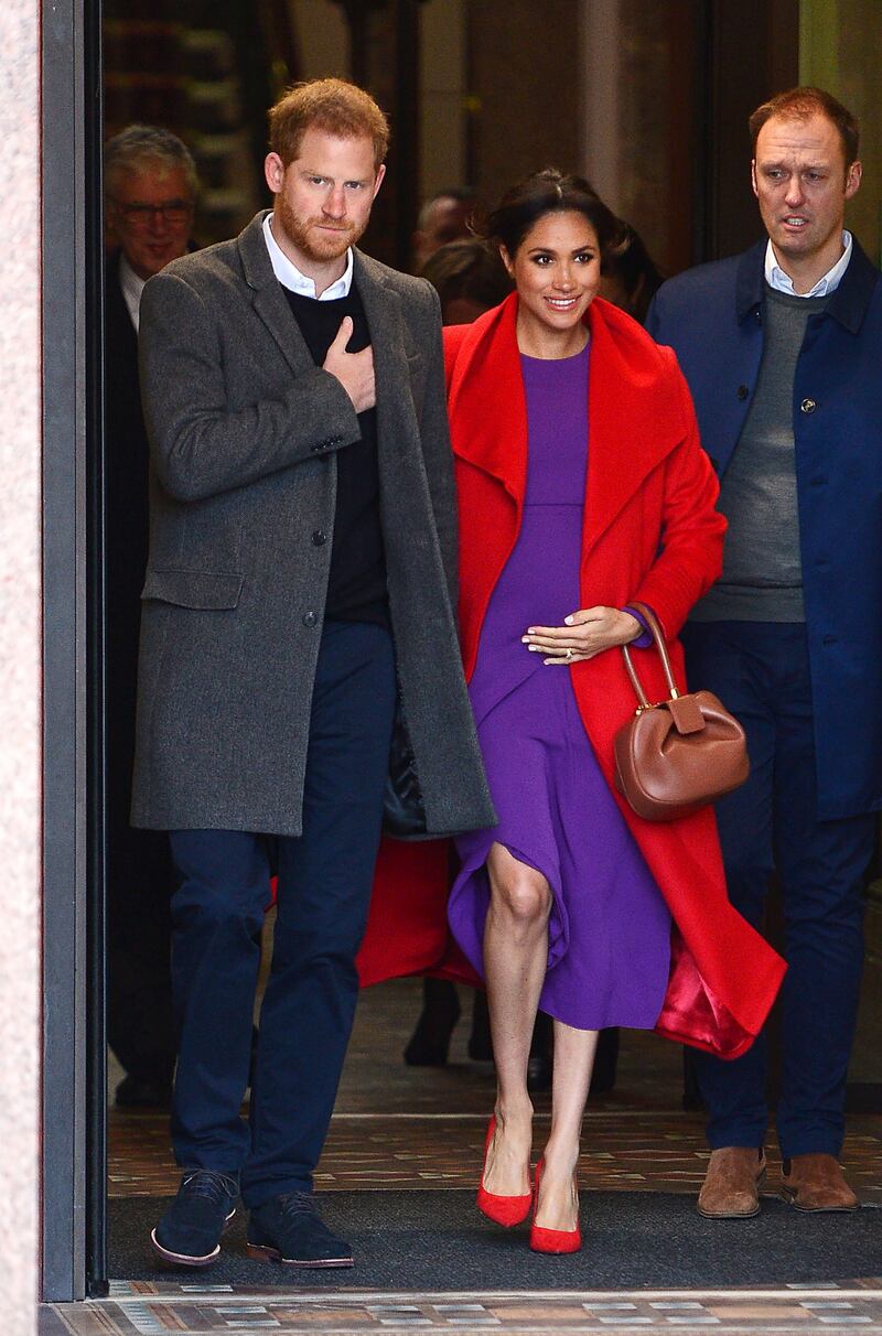 Meghan Markle raggiante col pancione: foto 7