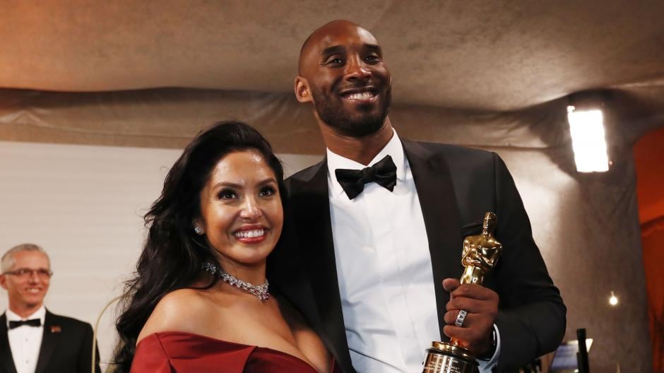 Oscar: Kobe Bryant ringrazia la moglie in italiano