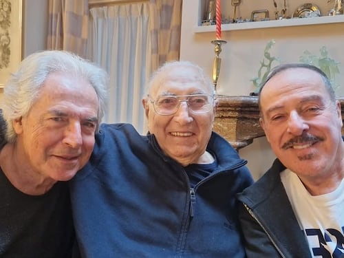 Pippo Baudo con Tullio Solenghi e Massimo Lopez: la foto del conduttore sui social è virale