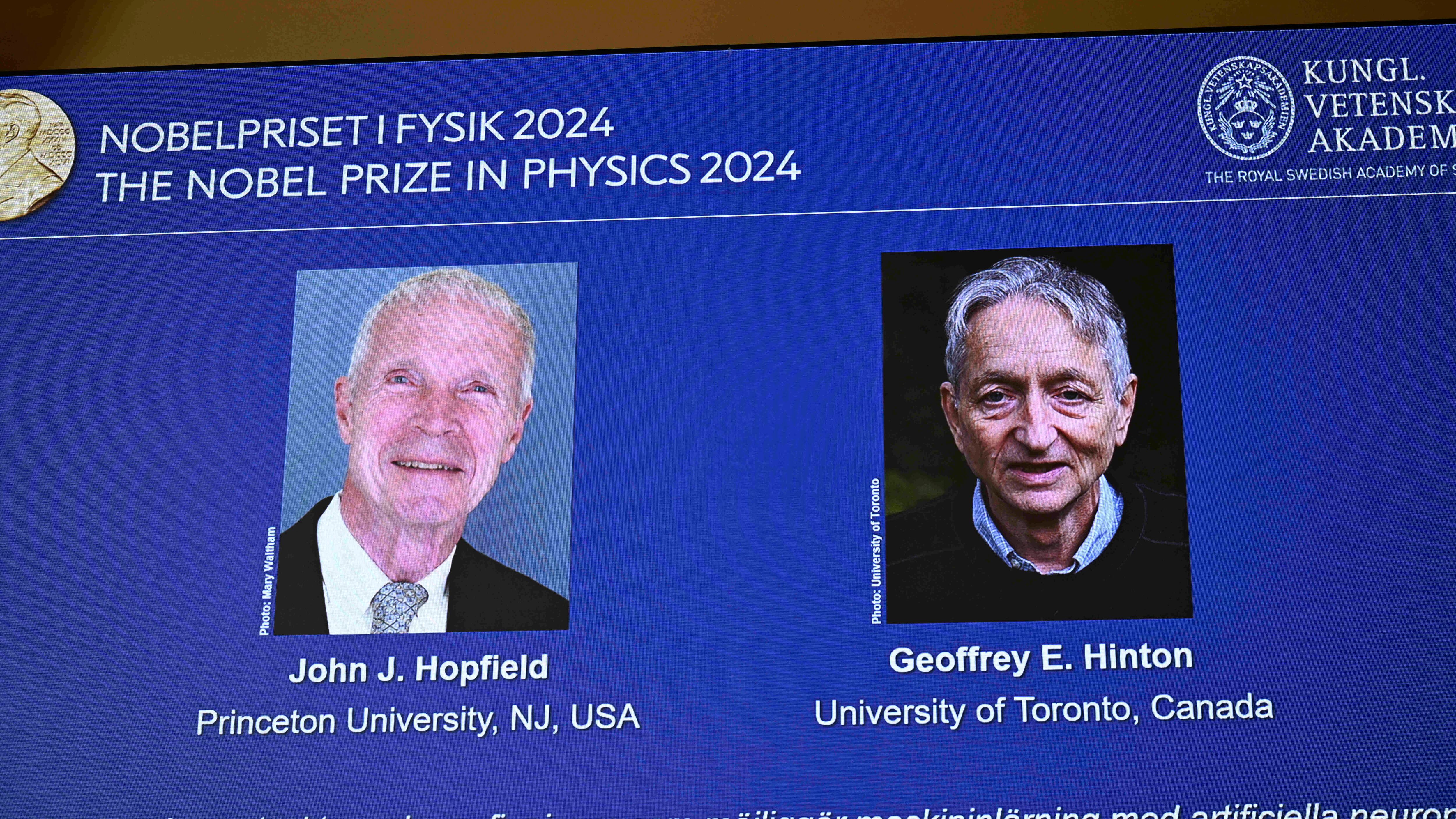 Il Nobel della fisica ai padrini dell'IA. I timori per il futuro: "Può sfuggire di mano"