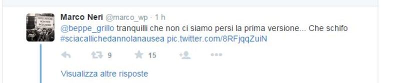 Le critiche della rete al tweet di Beppe Grillo 7