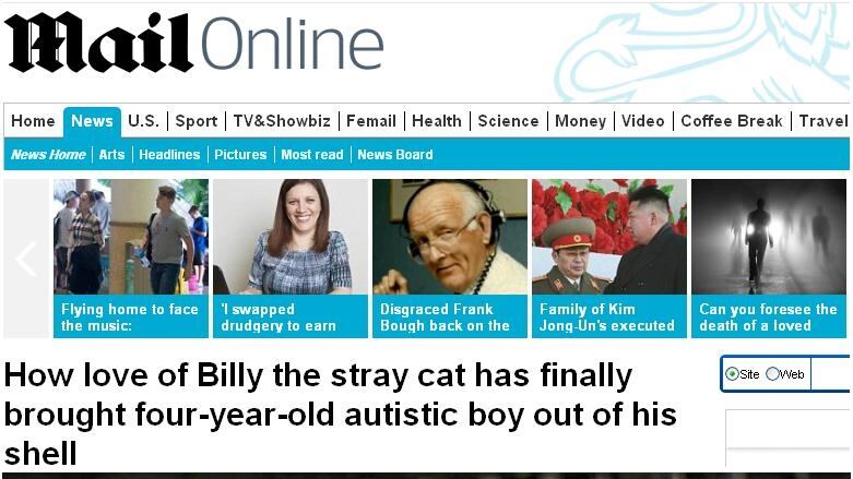 Il bambino autistico rinato grazie a un gattino randagio