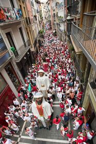 Pamplona, la corsa dei tori per San Firmino 2