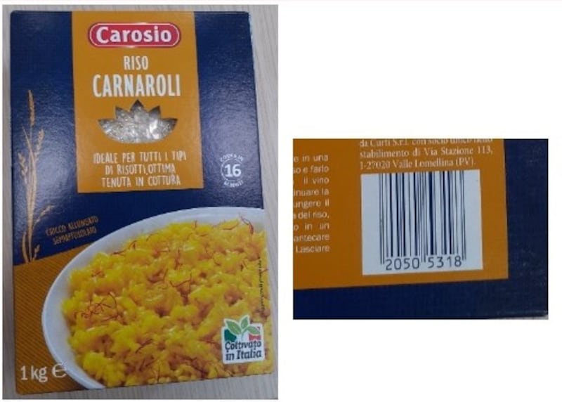 Riso carnaroli Carosio