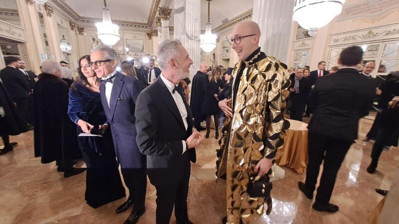 Parterre ricco di ospiti per la prima della stagione al teatro alla Scala 6