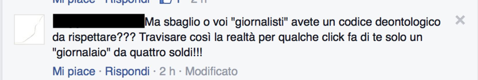 Gli insulti e le minacce a ilGiornale sui social  2