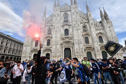 Inter, i festeggiamenti in Piazza Duomo 7