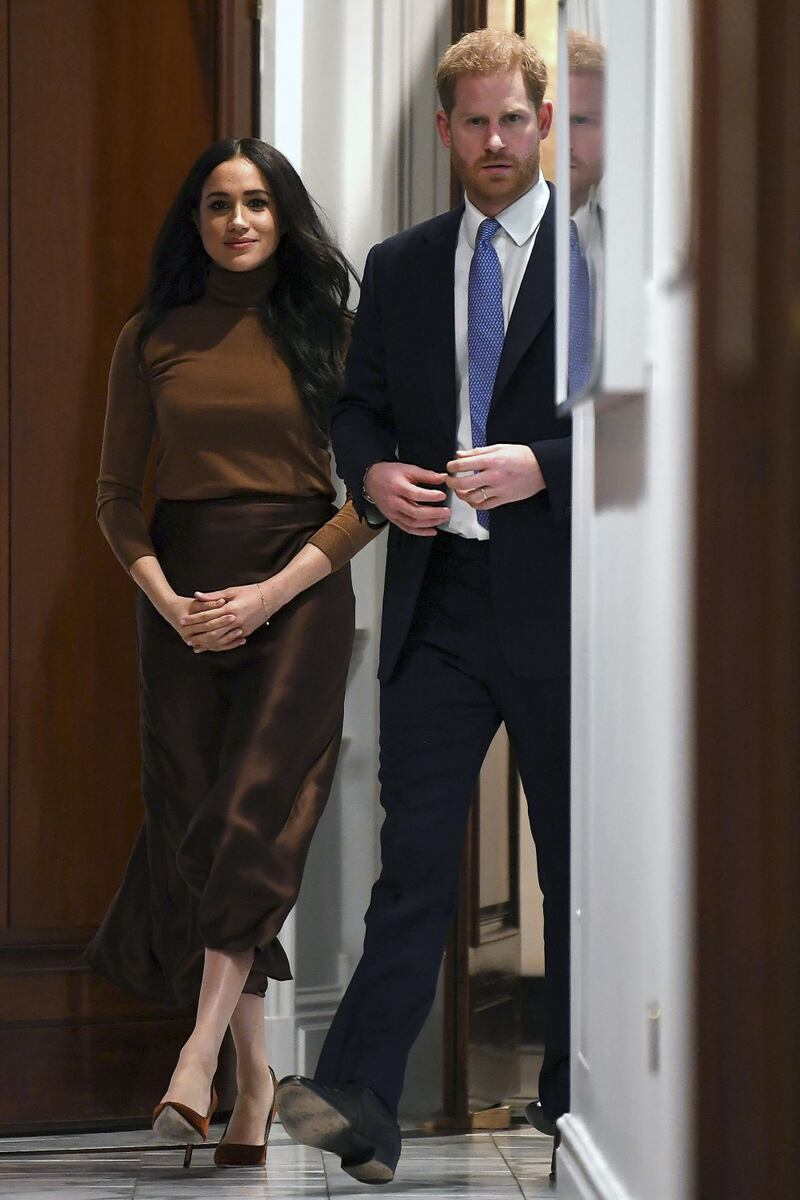 Meghan Markle e il Principe Harry alla Canada House, foto 5