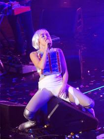 Miley Cyrus chiude il tour con Pamela Anderson 22