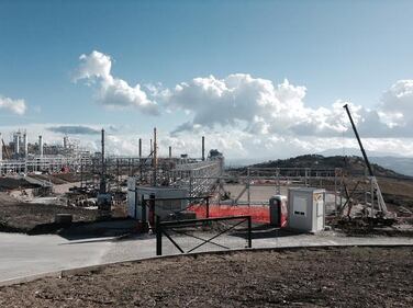 Foto esclusive del cantiere di Tempa Rossa a Corleto Perticara 15