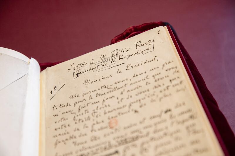 Il manoscritto originale del "J'accuse...!" di Zola a Dreyfus 6