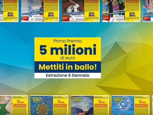 Lotteria Italia 2023, da 5 milioni a 20 mila euro: tutti i biglietti vincenti