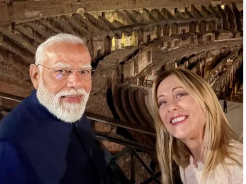 Meloni, Modi e il reel dei record