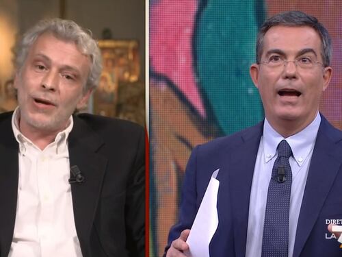 "No vax non me lo dice". E il professore s'infuria con Floris