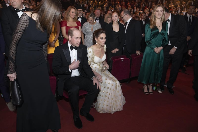 Il Principe William e Kate Middleton ai Bafta 2020, foto 2