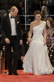 Kate Middleton in bianco ai Bafta 2019 6