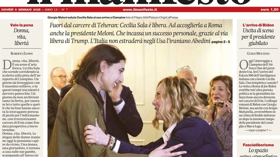La concordia nazionale pro-Meloni: perfino "Il Manifesto" applaude la premier