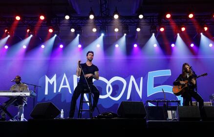 Maroon 5 dal vivo a Las Vegas 1