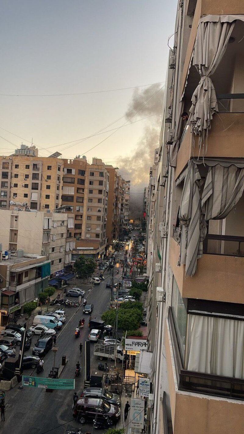 Il raid israeliano contro obiettivi di alto rango di Hezbollah a Beirut 4