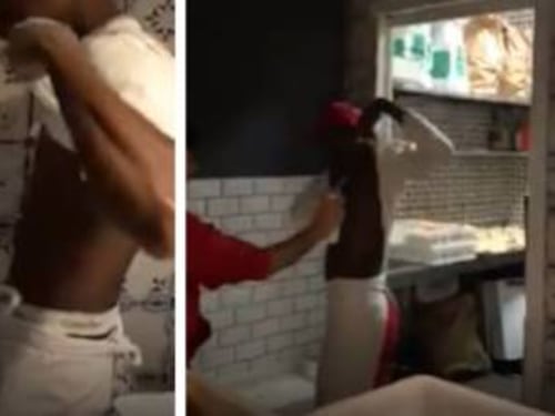Spruzzò deodorante su colleghi stranieri: condannato per razzismo