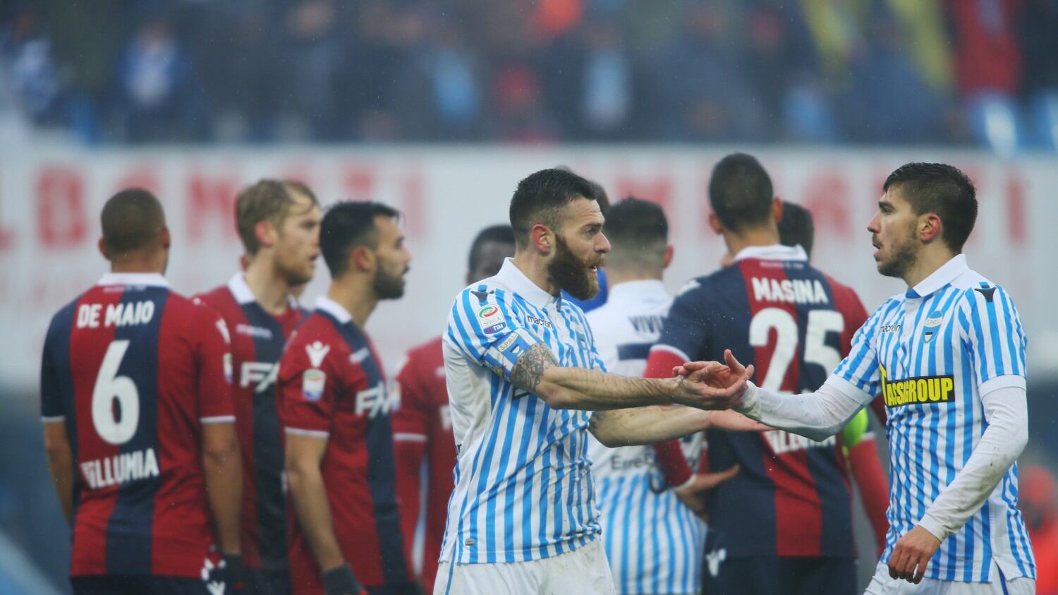 La Spal manda ko 1-0 il Bologna e vince il derby