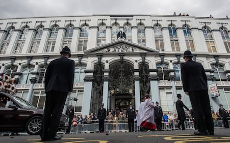 Londra, i funerali dell'agente ucciso durante l'attentato a Westminster 13