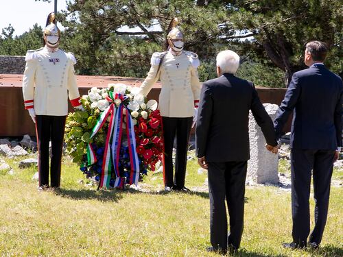 Foibe, Mattarella e Pahor per mano