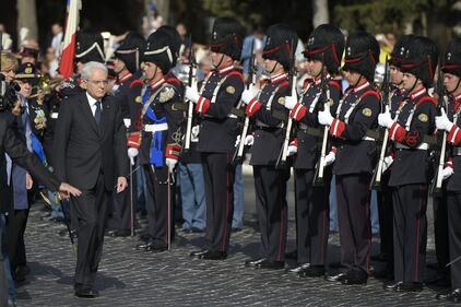 Mattarella alle celebrazioni per il 25 aprile 2