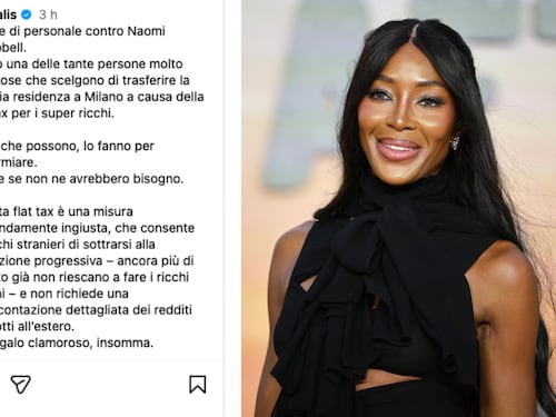 Salis contro i super ricchi, nel mirino anche Naomi Campbell: “A Milano è in corso una sostituzione di classe”