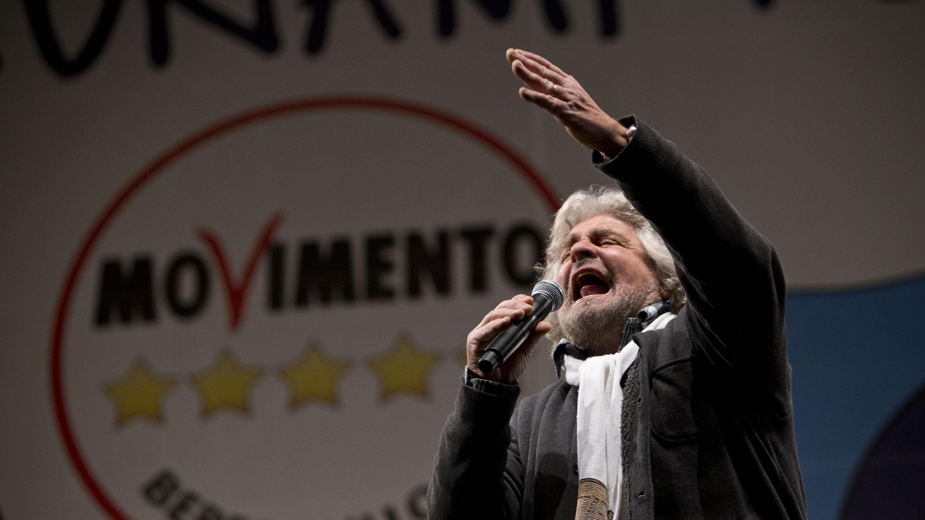Grillo: "Niente alleanze. Al Quirinale voglio Dario Fo"