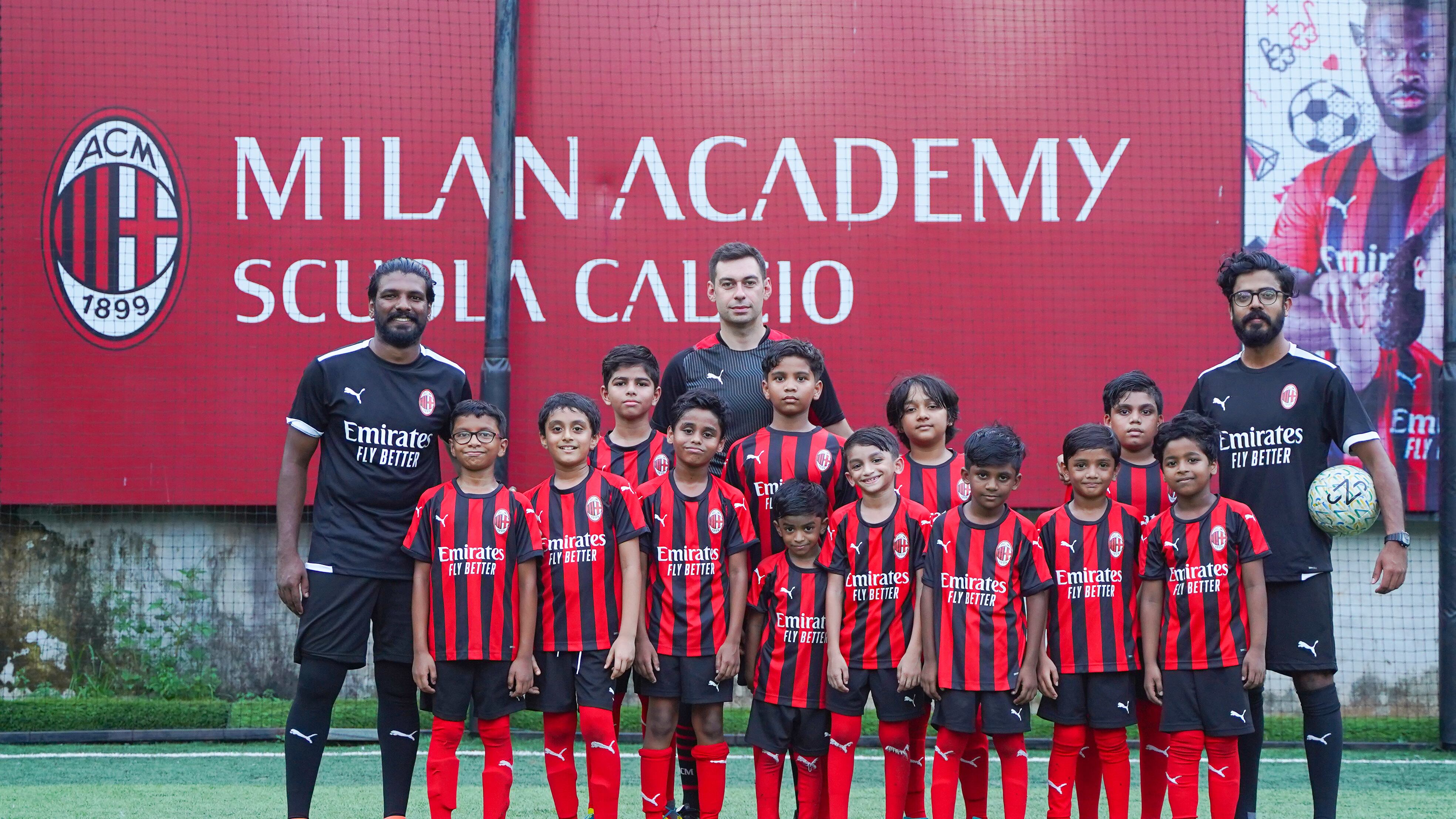 Milan International Academy in India per far crescere giovani campioni
