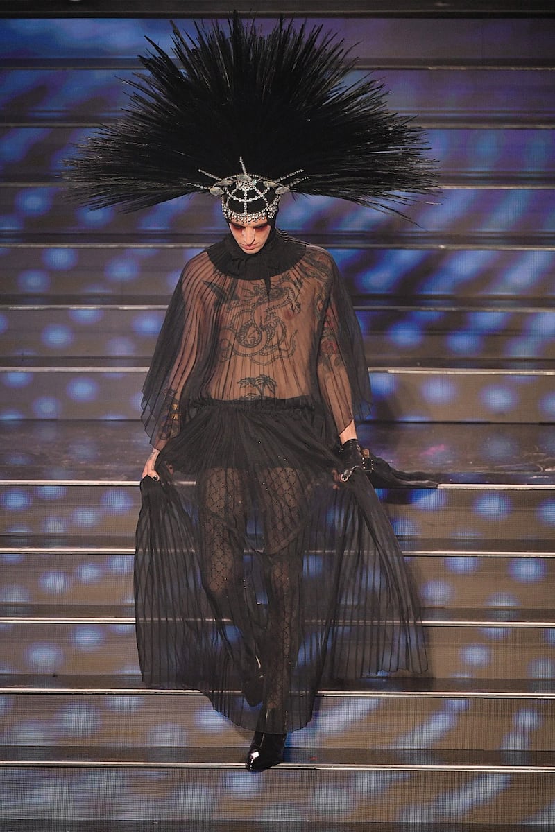 Achille Lauro diventa la Marchesa Luisa Casati Stampa 11
