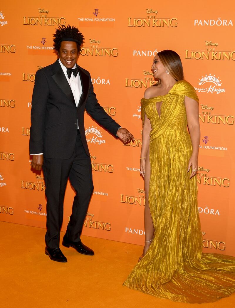 Beyoncé alla première de "Il Re Leone" foto 6