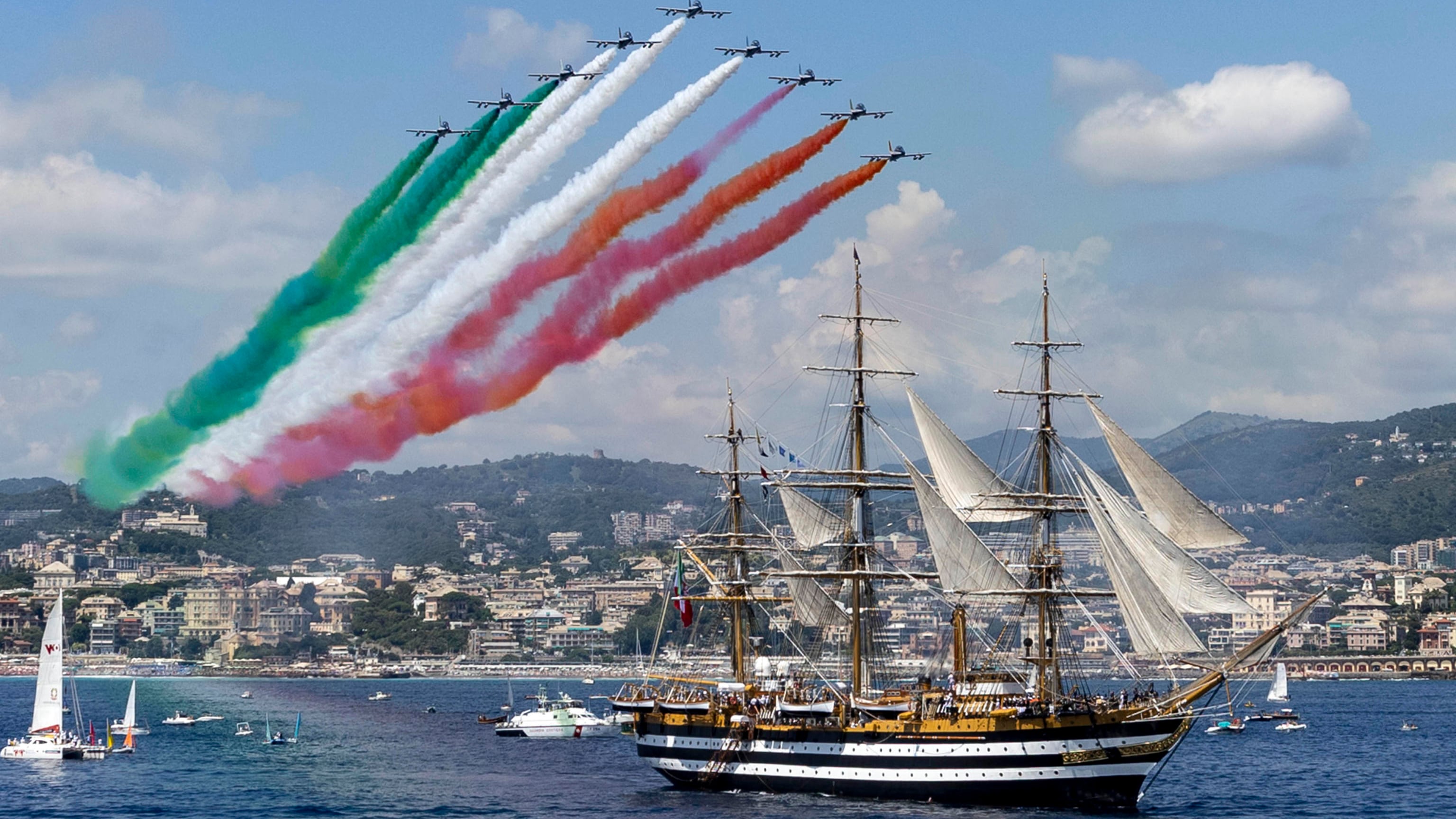 Il Vespucci torna in patria: domani l'approdo a Trieste, poi il nuovo tour mediterraneo