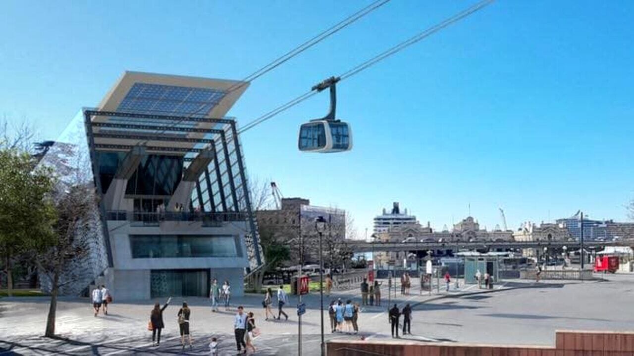 Muoversi in funivia nella città del futuro