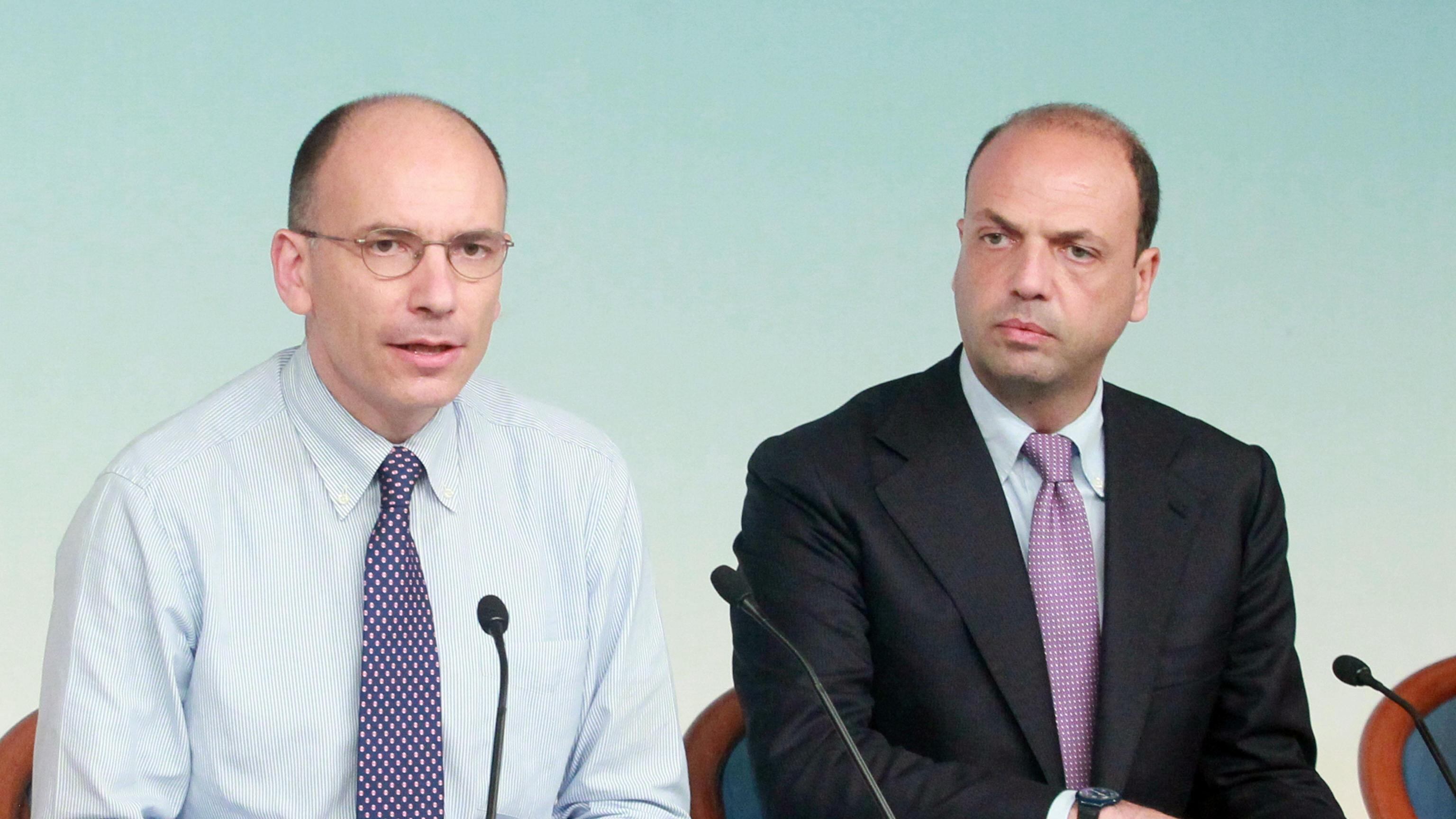 Letta & Alfano ultimi anti-Cav