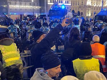 Corteo no pass a Trieste 2