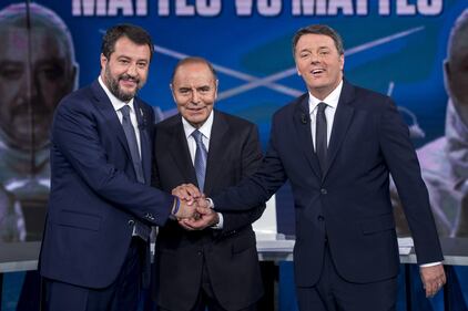 Matteo vs Matteo: Salvini e Renzi da Vespa 3