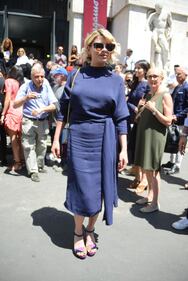 Abito sexy per Emma Marrone alla sfilata di Ferragamo 5