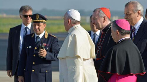 Papa Francesco in partenza per Amman 5