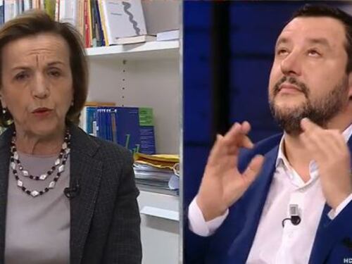 'Linguaggio violento', 'Inappuntabile'. Scontro Fornero-Salvini in diretta tv