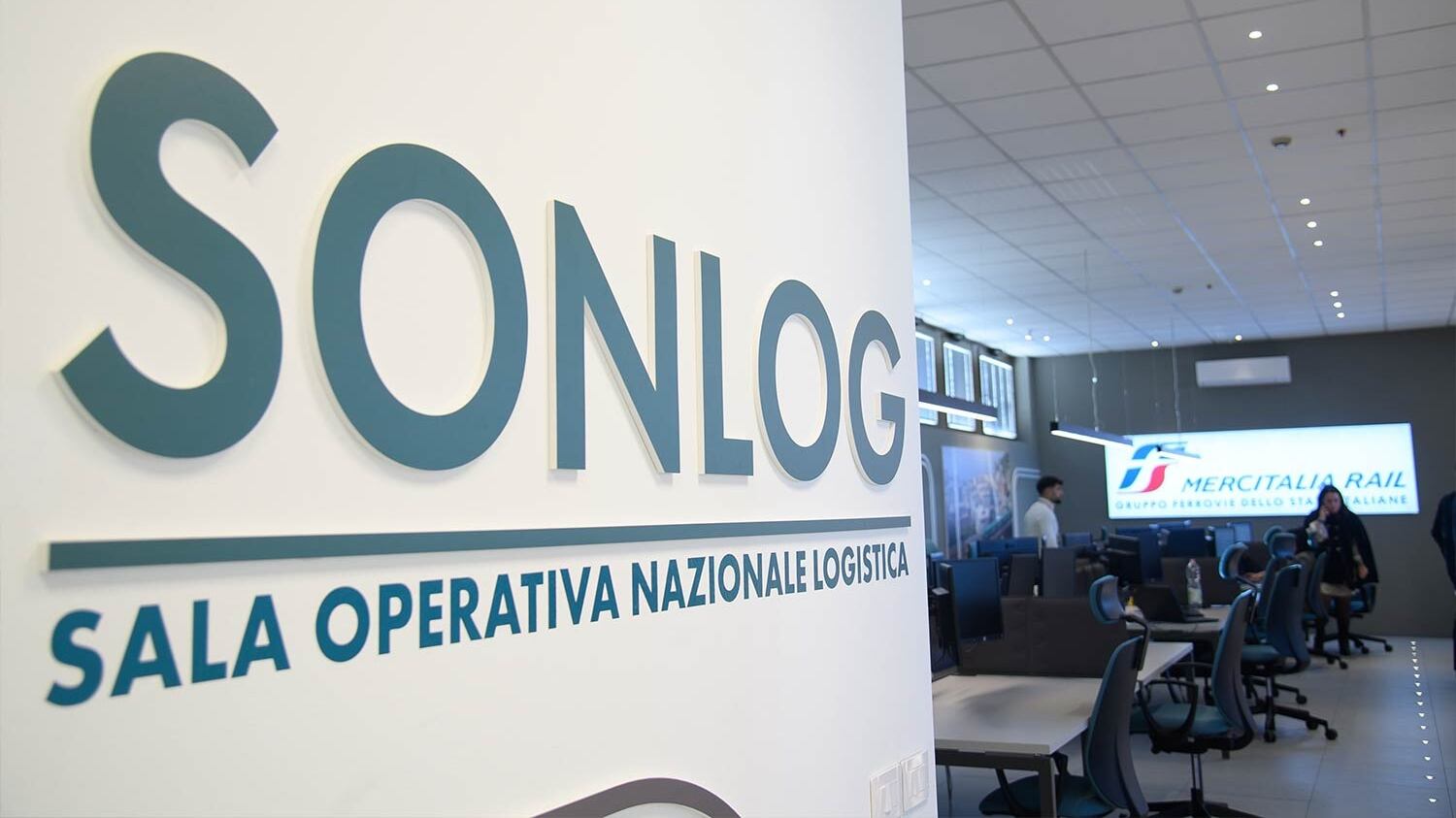 "Sonlog", FS inaugura la nuova sala di regia per la logistica su rotaia