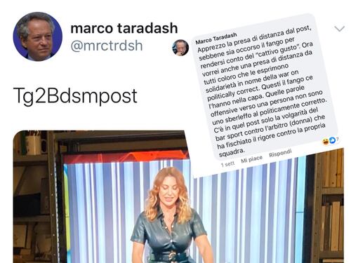 L'attacco del "radicale" Taradash a Manuela Moreno del Tg2 e il sessismo a doppio standard