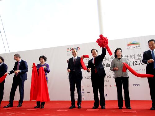 Cina da record a Expo, via al padiglione da 60 milioni di euro